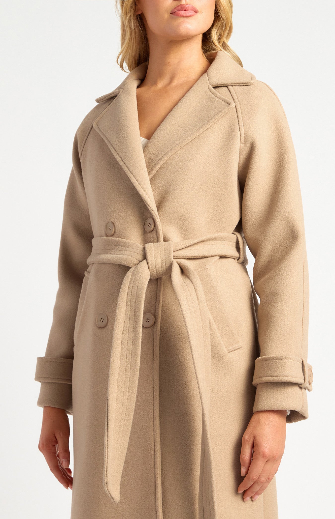 Heavyweight Felt Raglan Sleeve Coat