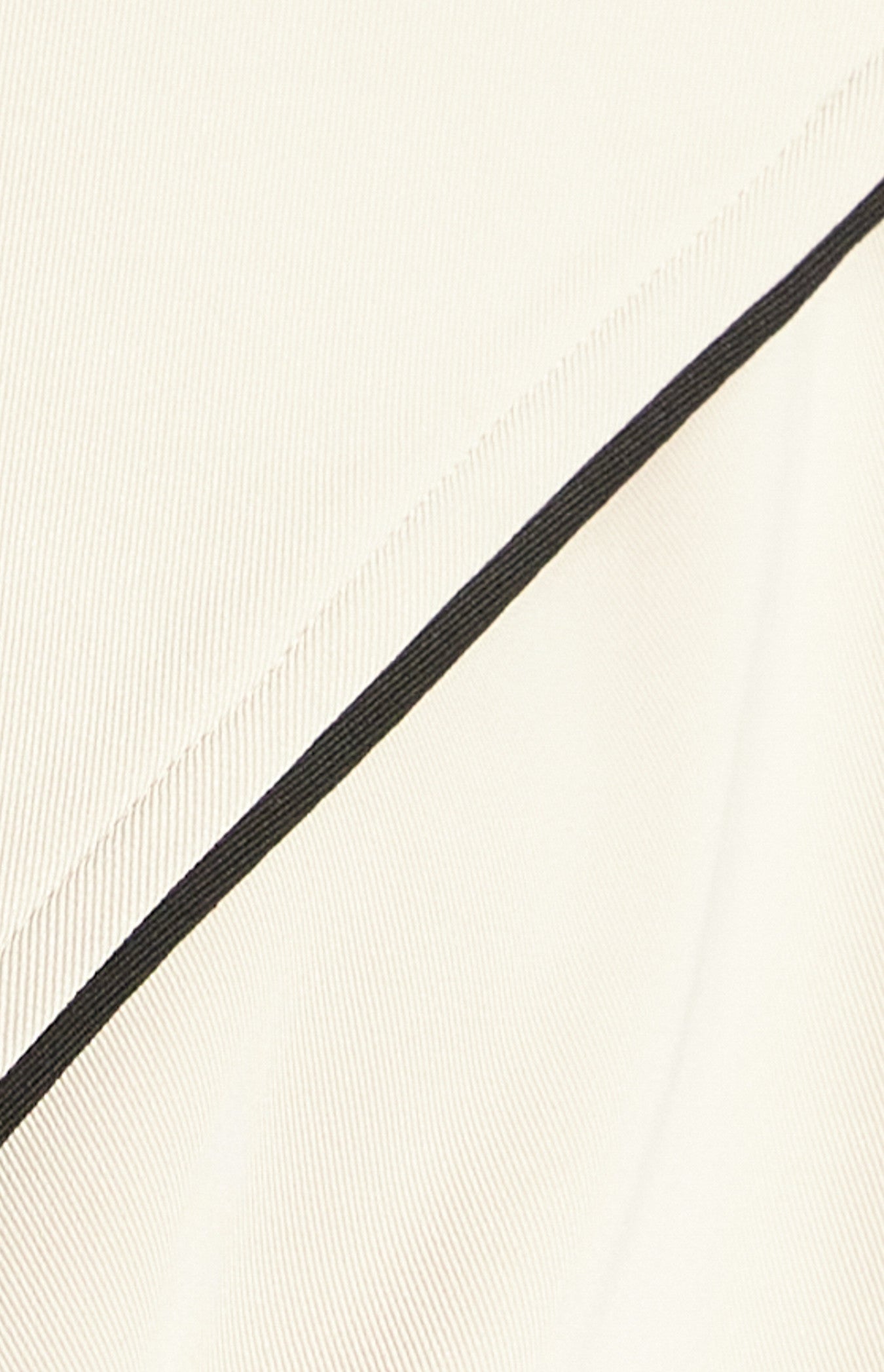 Contrast Binding Longline Trench Coat