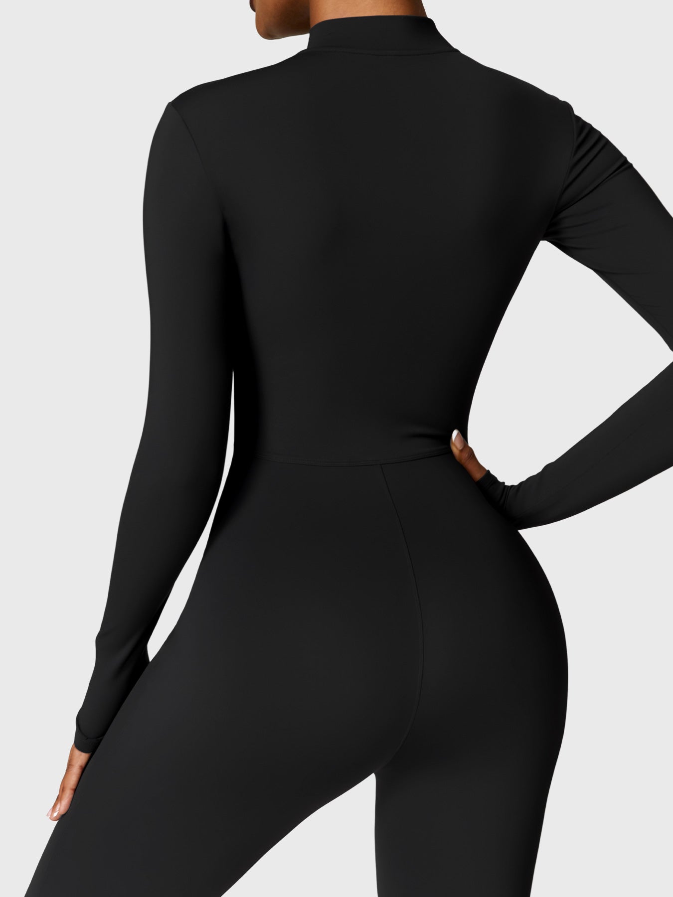Icons Fleece Long Sleeve Zipper Jumpsuit