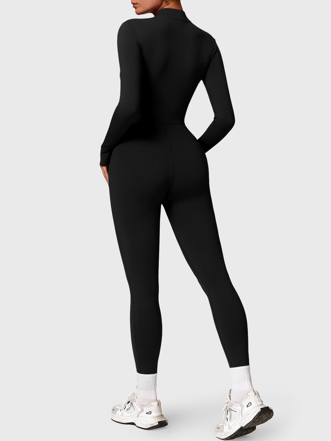 Icons Fleece Long Sleeve Zipper Jumpsuit