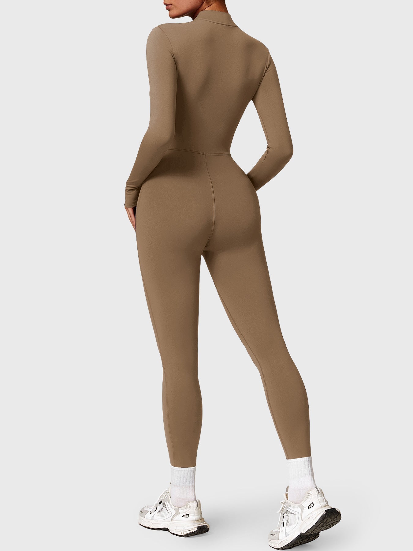 Icons Fleece Long Sleeve Zipper Jumpsuit