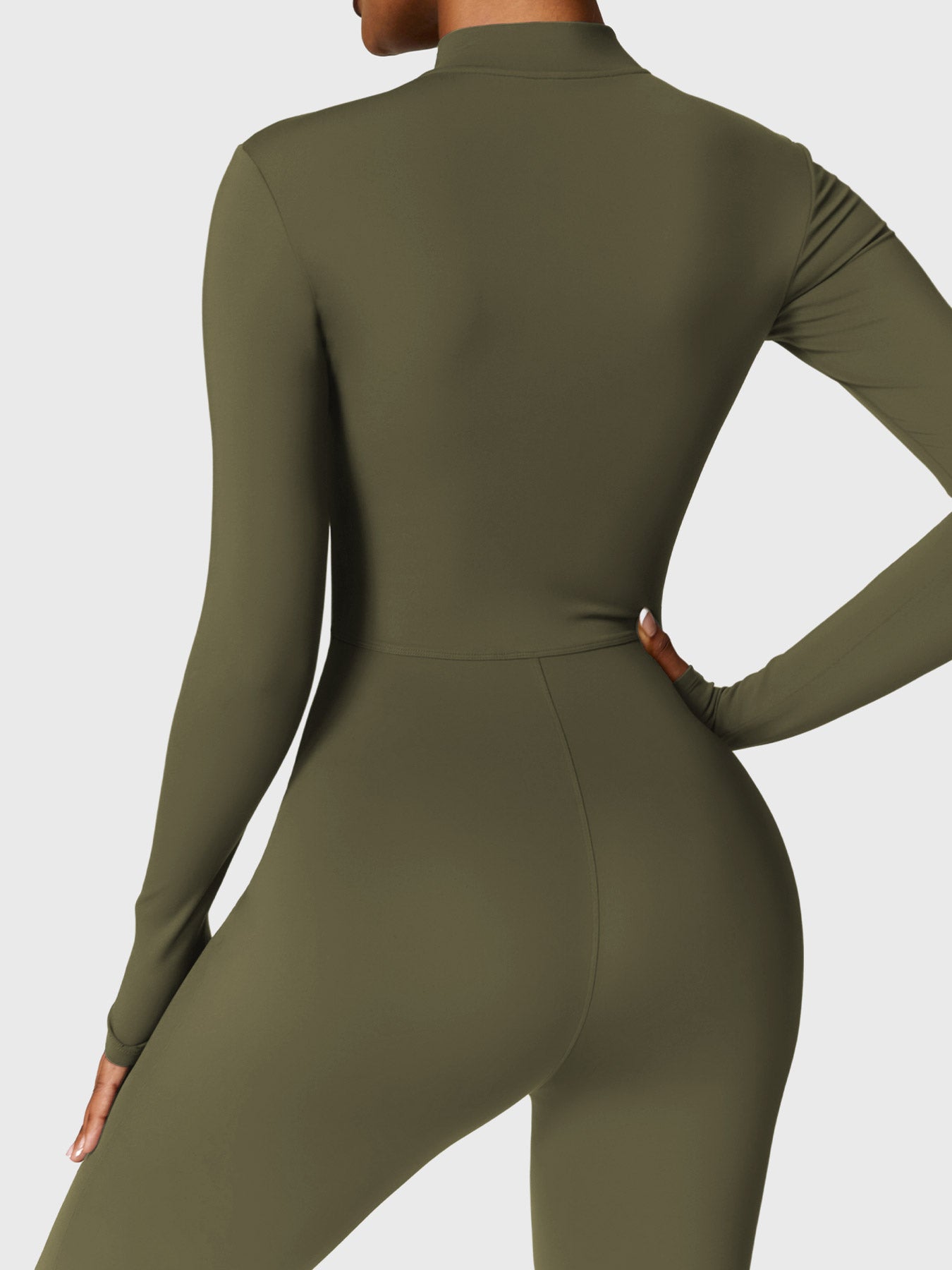 Icons Fleece Long Sleeve Zipper Jumpsuit