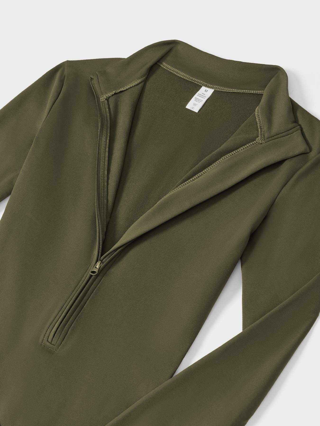 Icons Fleece Long Sleeve Zipper Jumpsuit