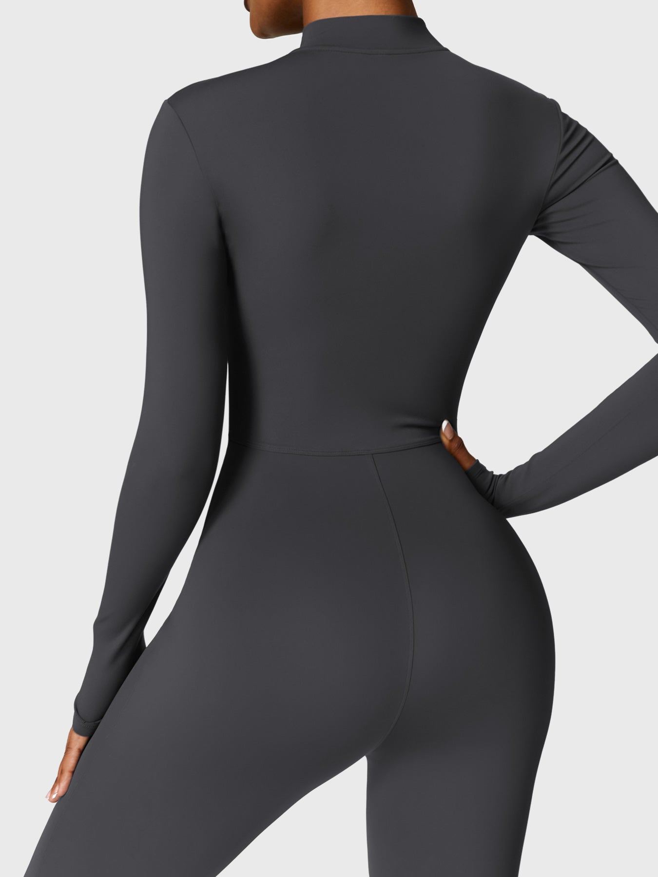Icons Fleece Long Sleeve Zipper Jumpsuit