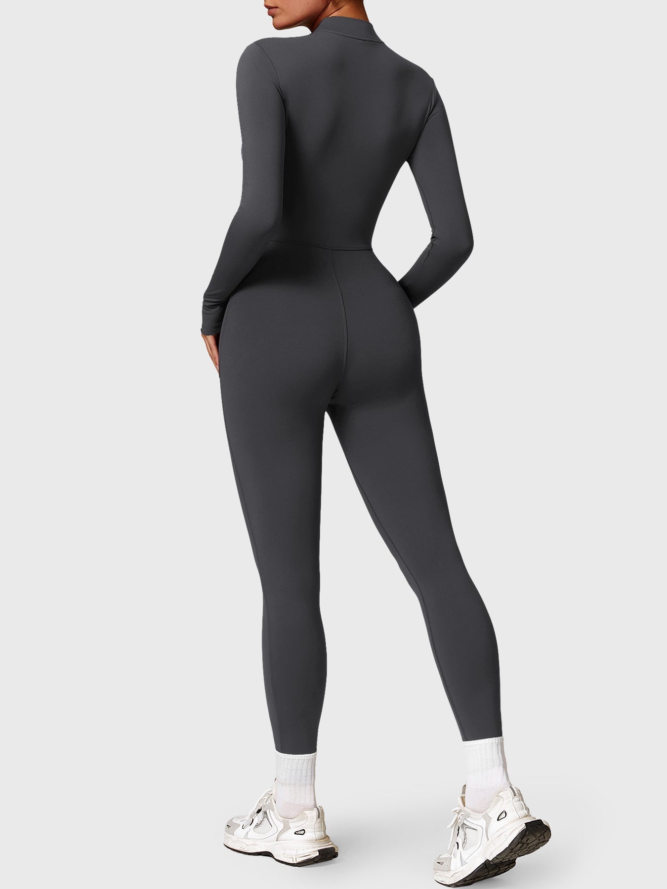 Icons Fleece Long Sleeve Zipper Jumpsuit