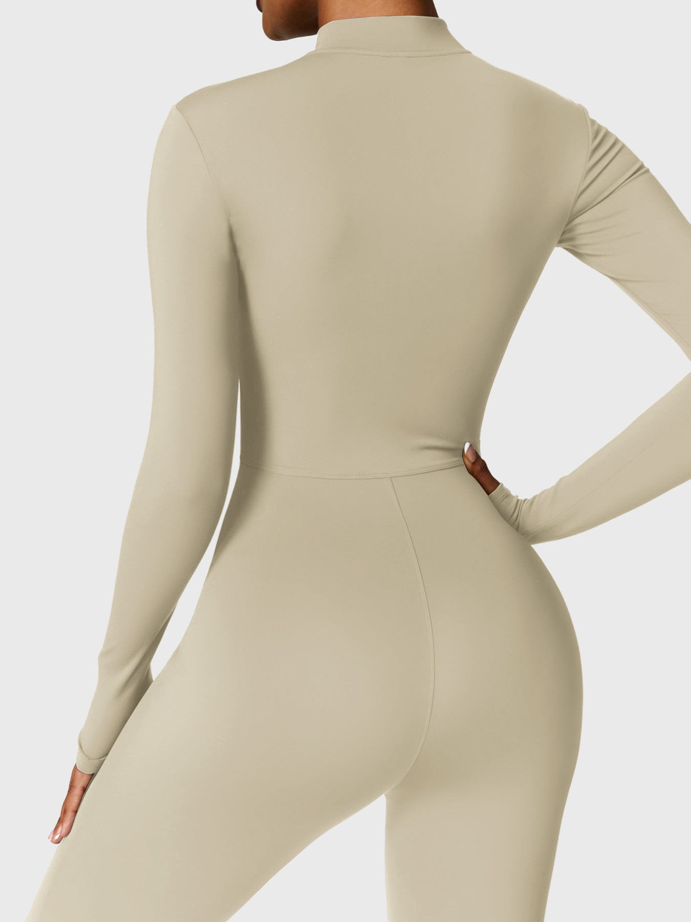 Icons Fleece Long Sleeve Zipper Jumpsuit