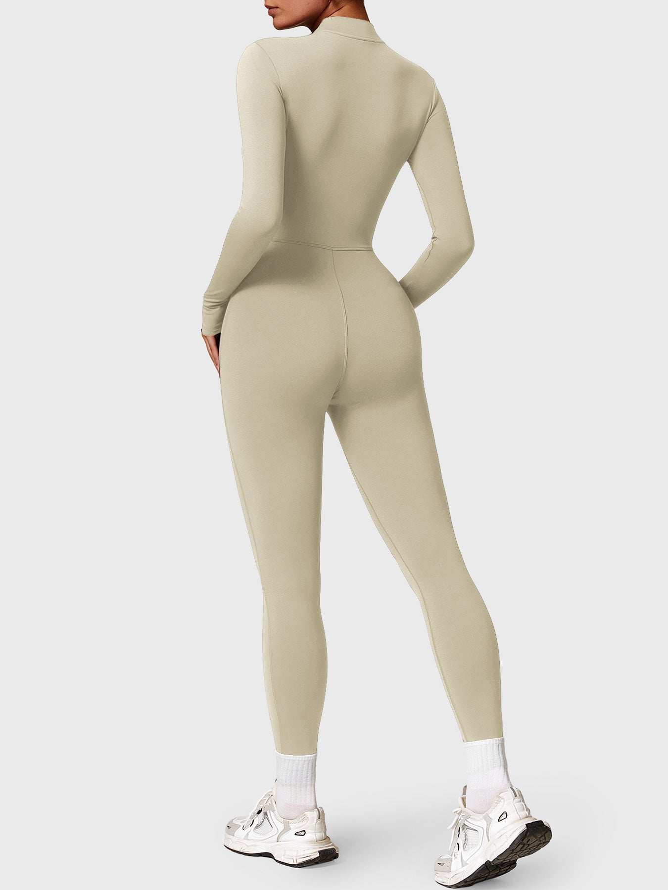 Icons Fleece Long Sleeve Zipper Jumpsuit