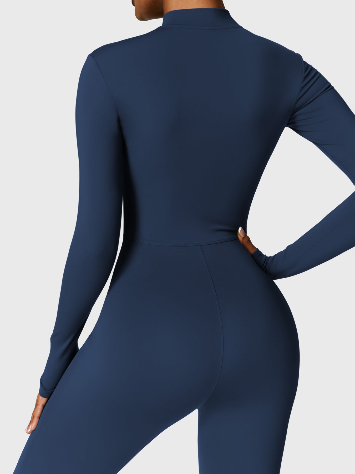 Icons Fleece Long Sleeve Zipper Jumpsuit