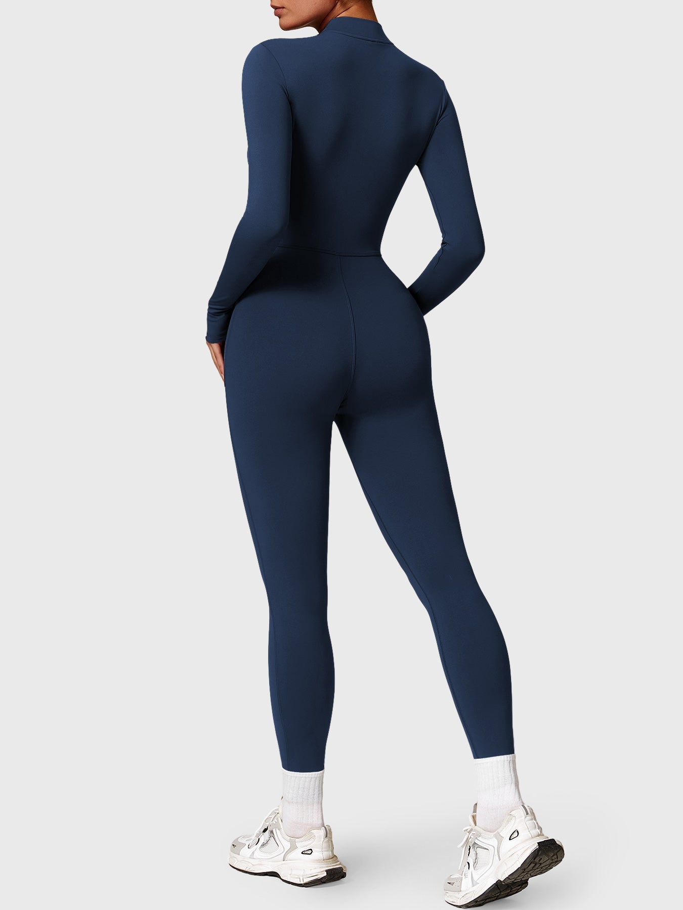 Icons Fleece Long Sleeve Zipper Jumpsuit