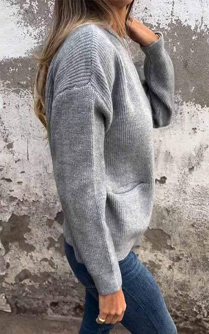Lina | Knitted Zipper Cardigan