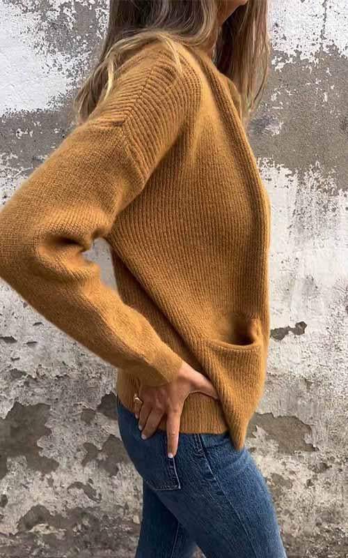 Lina | Knitted Zipper Cardigan