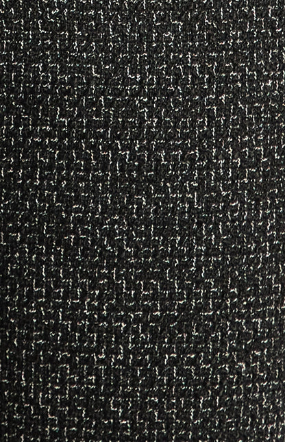 Gold Button Detail Tweed Blazer with Shoulder Pad Insert