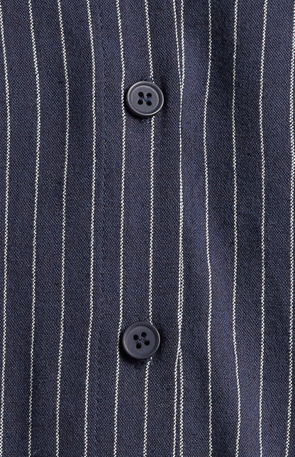 Pin Stripe Button-Up Shirt