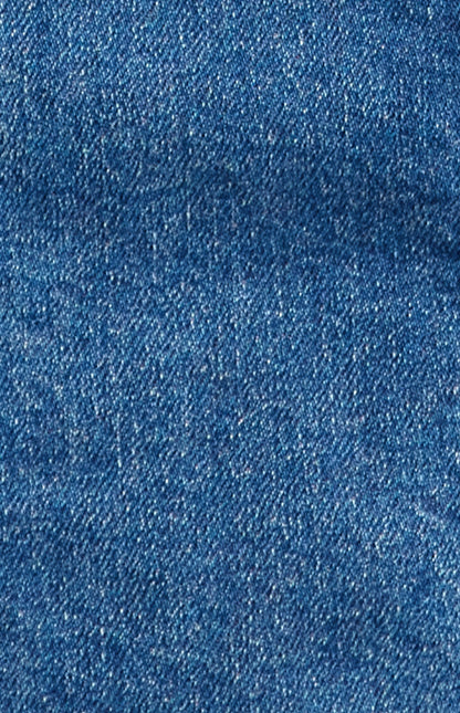 Flap Pocket Detail Stretch Denim Skirt