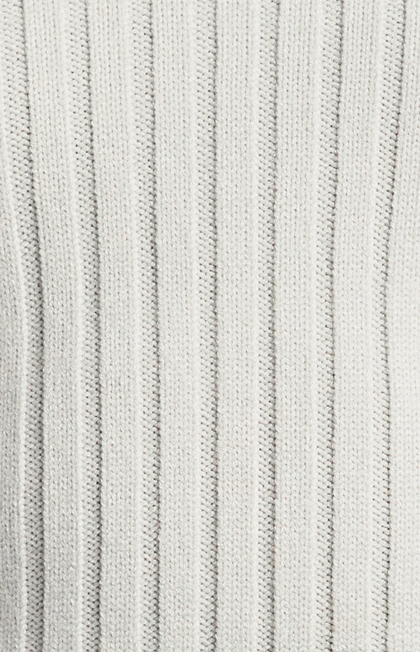 V-Neckline Wide Rib Knit Top