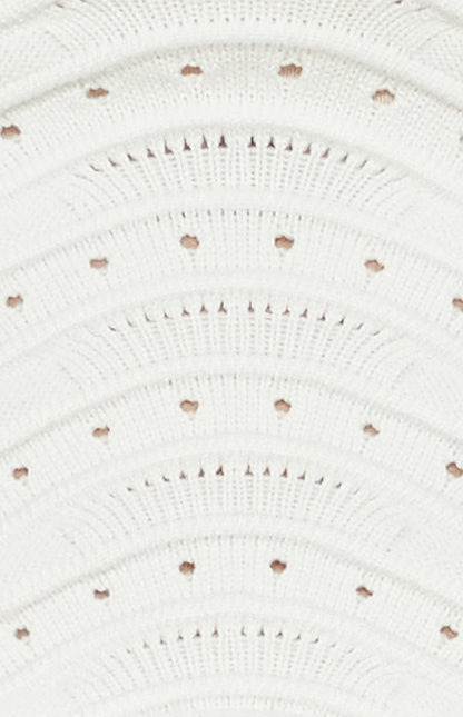 Scallop Textured Knit Top
