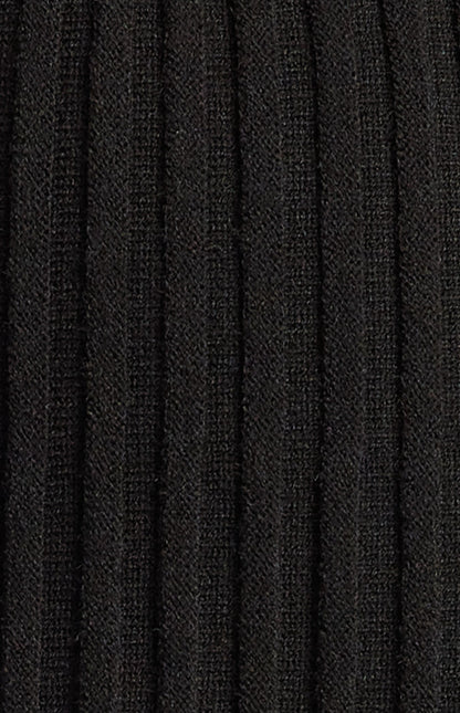 Textured A-Line Knit Mini Skirt