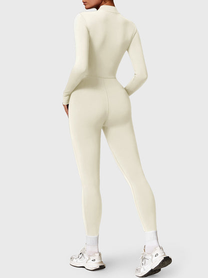 Icons Fleece Long Sleeve Zipper Jumpsuit