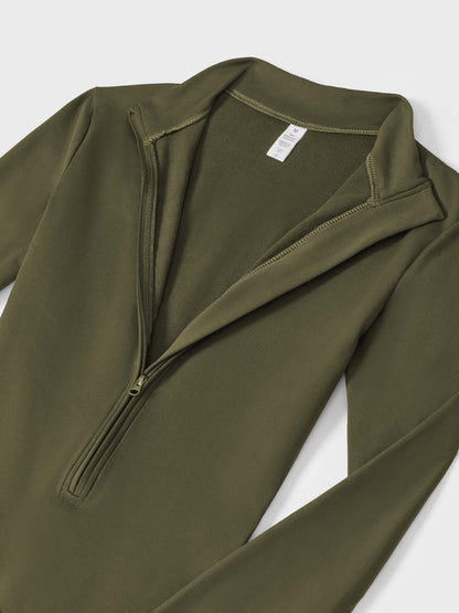 Icons Fleece Long Sleeve Zipper Jumpsuit