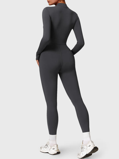 Icons Fleece Long Sleeve Zipper Jumpsuit