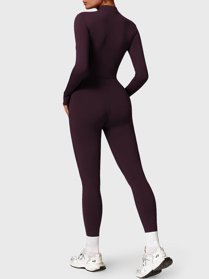 Icons Fleece Long Sleeve Zipper Jumpsuit