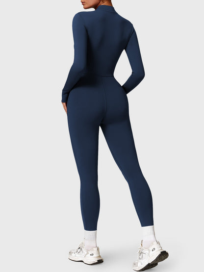 Icons Fleece Long Sleeve Zipper Jumpsuit